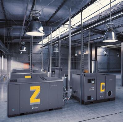 阿特拉斯ZD (VSD) 無油中壓螺桿式空壓機