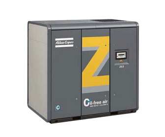 阿特拉斯ZE 和 ZA (VSD) 低壓無油螺桿式空壓機